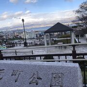 函館の街が一望