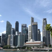 フラトンホテルと高層ビル