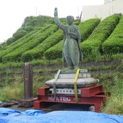 殉教天草四郎之像は、ただ今、避難中。