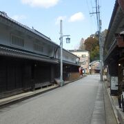 見どころは松山通りと下町通り