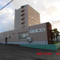 根室では大きなホテル