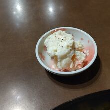 晩酌セットのポテサラ