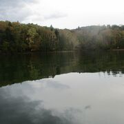 朱鞠内湖の景観を満喫できる遊覧船