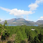 天気が良ければ芦ノ湖や富士山がみえます