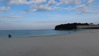 とても綺麗な砂浜