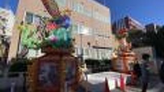 春節の飾り付けが！