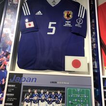 2002年のワールドカップで稲本が着たユニフォーム