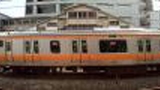 レトロな駅舎との調和が良かった