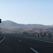 高速道路から綺麗