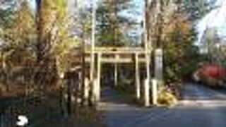 旧軽井沢にある諏訪神社