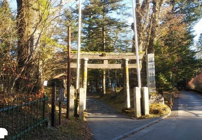 旧軽井沢にある諏訪神社