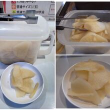 お新香は好きなだけ♪