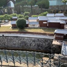 中に展示のミニ出島