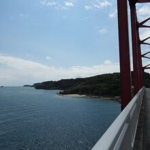 宮城島とフーキジル水道