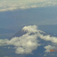 富士山が見えました