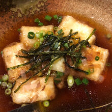 ジーマミー豆腐の揚げ出し