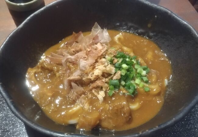 住宅街のうどん店