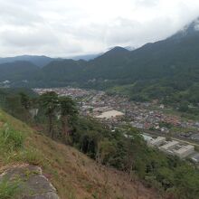 津和野城跡・三十間台から見た津和野市街です。