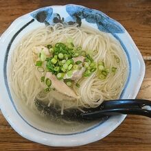 鶏出汁にゅう麵