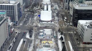 雪まつりやライラック祭りの会場