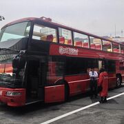 2階建バス「めいぷるスカイ」で市内観光