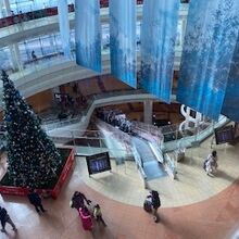 中央部の吹き抜けです。