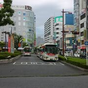 熊谷市内を走る路線バス