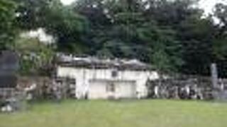 崎山公園から見下ろすと階段の下に何かあるなと思って行ってみたら、このお墓がありました。