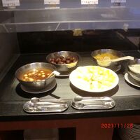 普通のホテルの朝食以上でした