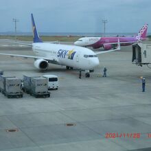 Ｂ737　やっと着きました