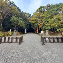 神域での写真撮影は禁止となっています