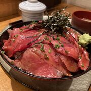 新鮮な海鮮丼