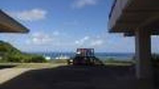 南城市物産館のそばにありました。