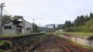 旧小坂鉄道 茂内駅