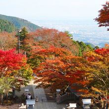 大山阿夫利神社から振り返るとこの景色！