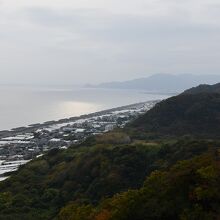 駿河湾の見晴らし