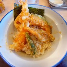 39天丼の小盛です。