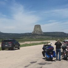 平野にポツンとあります
