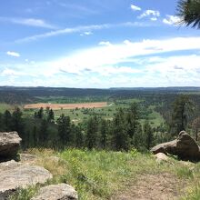 景色は平野です