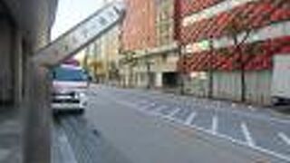 渋谷消防署の前の通りです