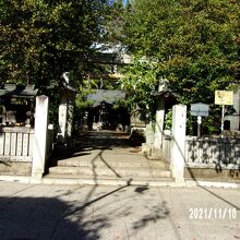 参道からの景観です。