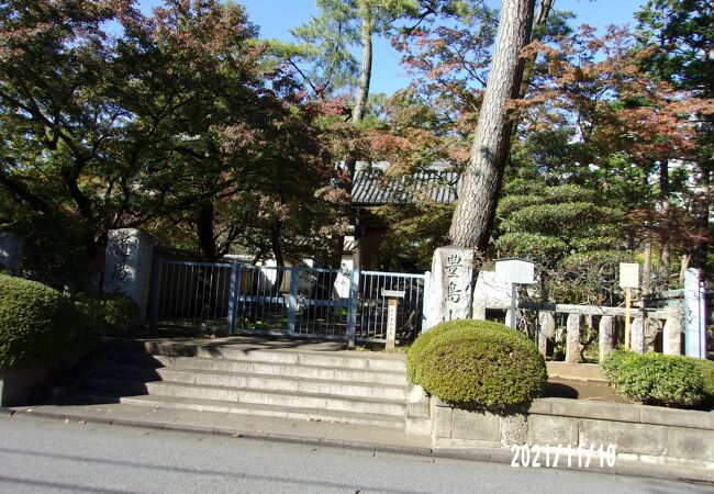 元は石神井城の城内です。