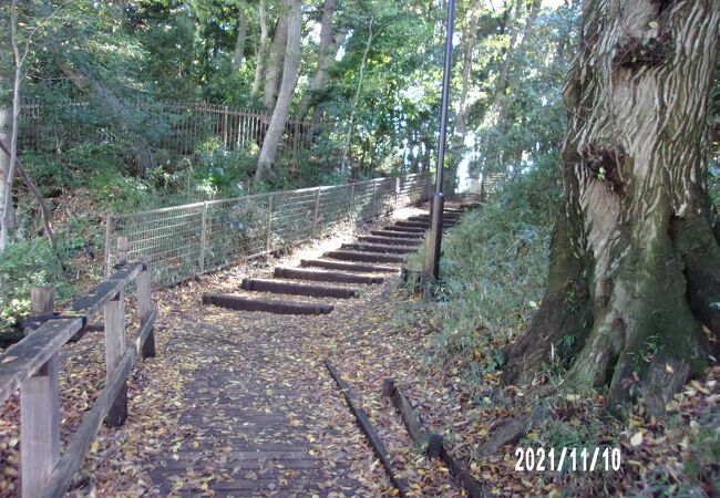 都立石神井公園に一部遺構が残っています。