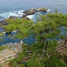 碁石海岸は、場所によって大きく印象が異なります。