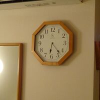 大きな時計がありがたかった。