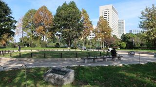 迎賓館が眺められます