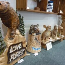 いろんな展示が目を引く