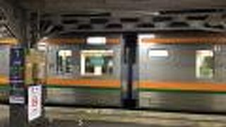 水上駅　上り線の終電は21：13