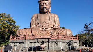 日本で最初の鉄筋コンクリート造りの大仏です。