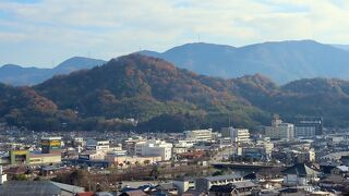 【着見台（着見櫓跡）】佐和山も伊吹山も琵琶湖もすっきり見えます